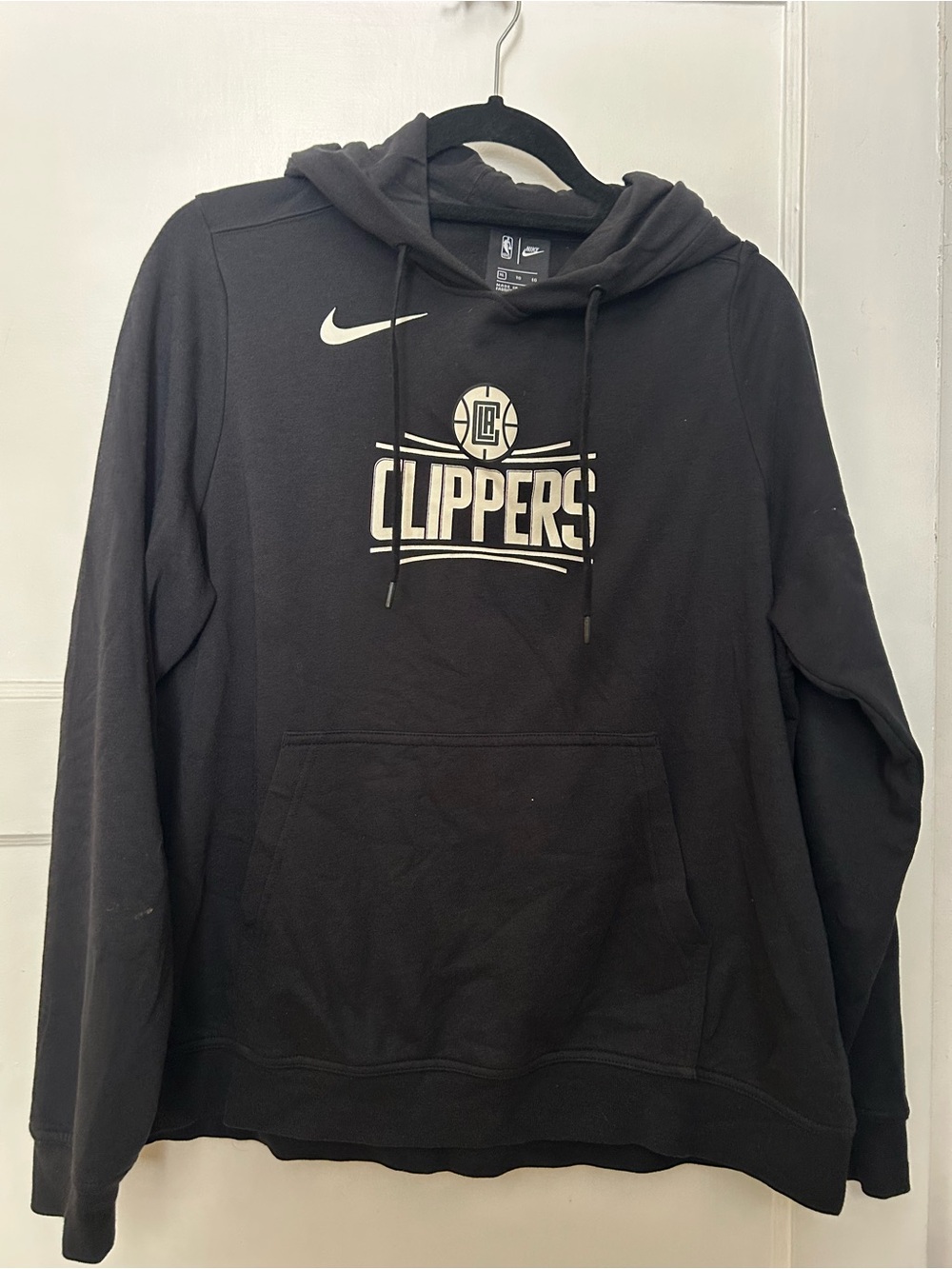 NBA Los Angeles Clippers Black Zip-Up Hoodie